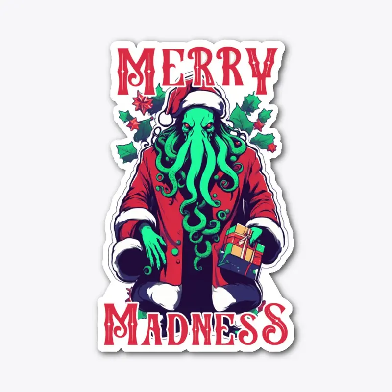 Merry Madness - Lovecraft Cthulhu Santa 